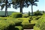 Francie - Gaskoňsko - Marqueyssac, původní zahrady založil André Le Nôtre