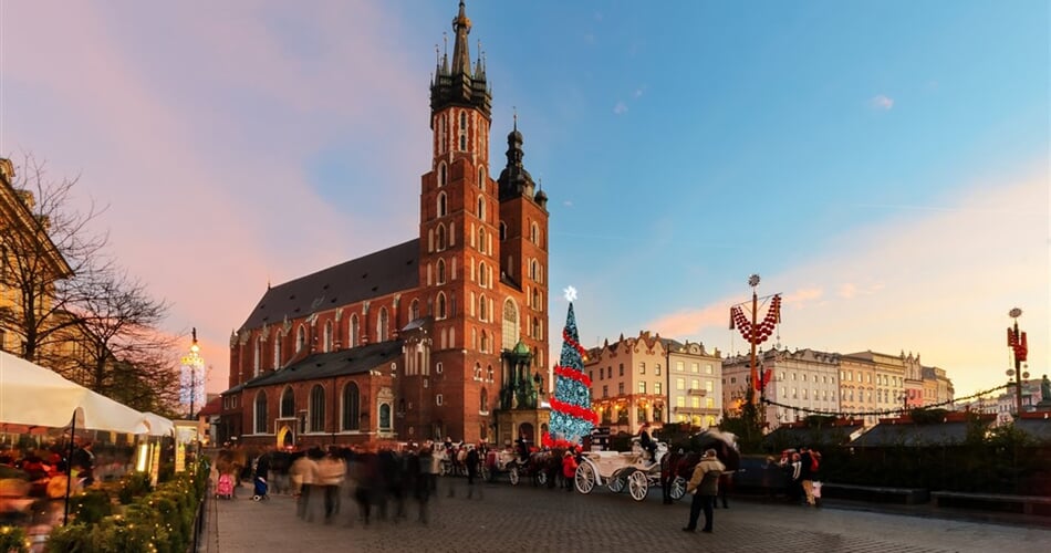 Polsko - Krakov, advent