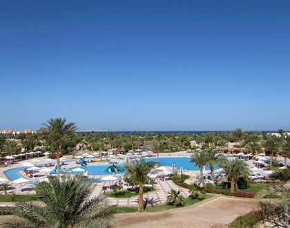 Hotel Pharaoh Azur Resort: fotografie vybavení exteriérů a interiérů ubytování.