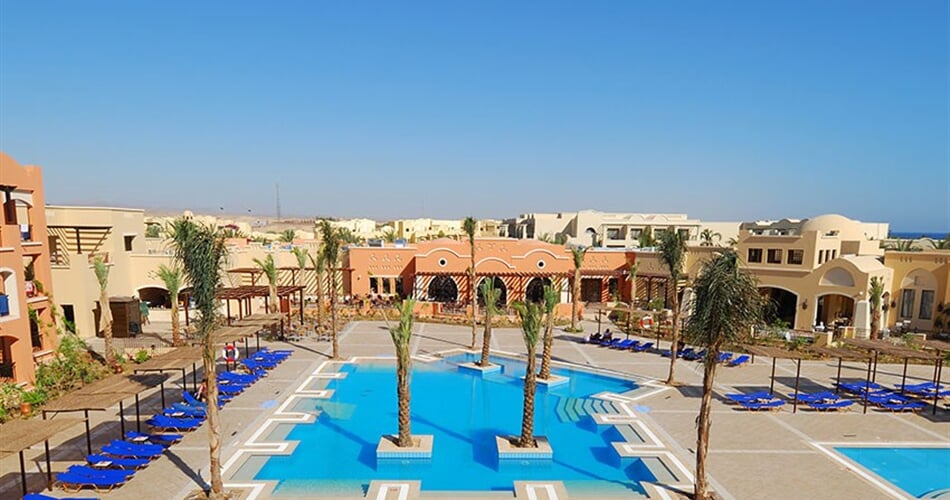 Hotel Jaz Dar El Madina: fotografie vybavení exteriérů a interiérů ubytování.