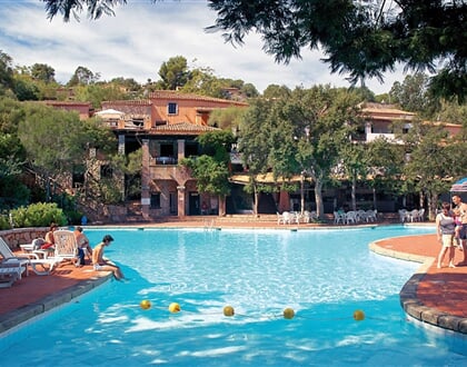 Bazén borgo, Arbatax, Sardinie