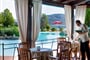 Restaurace, Golfo di Cugnana, Costa Smeralda, Sardinie