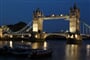 Noční Toweb Bridge v Londýně