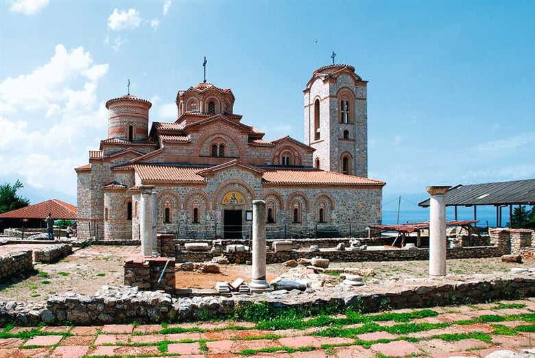 Makedonie Ohrid Basilica