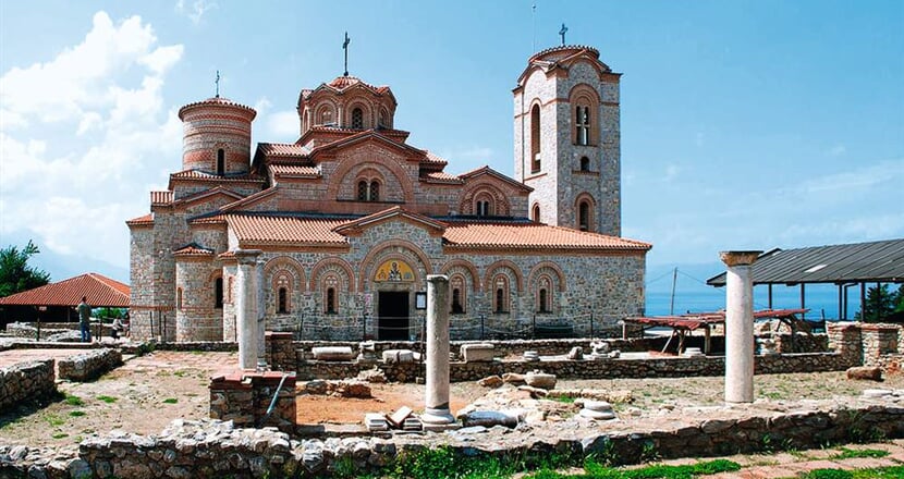 Makedonie Ohrid Basilica