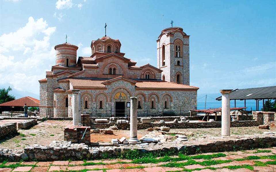 Makedonie Ohrid Basilica