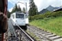 Švýcarsko - Pilatusbahn, nejstrmější ozububnicová dráha světa, stoupání až 48%