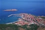Letecké foto - Isola Rossa, Sardinie