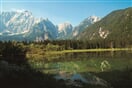 Slovinsko-Julske Alpy-jezer