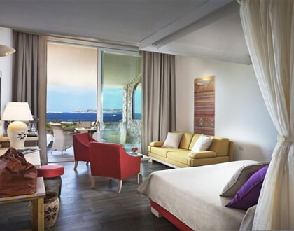 JUNIOR SUITE s výhledem na moře - Valle della Erica La Licciola, Santa Teresa di Gallura, Sardinie