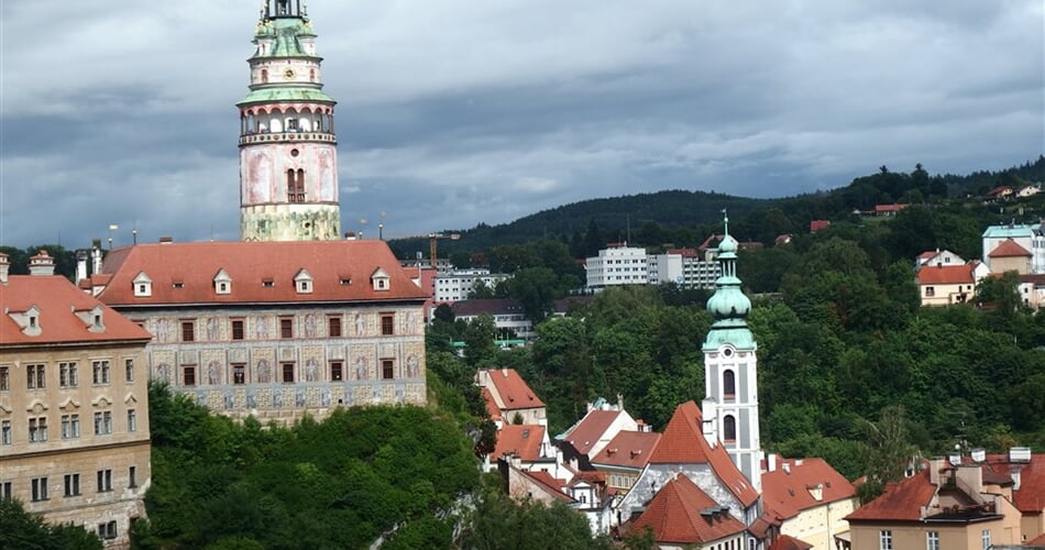 Česká republika - Český Krumlov, pod zámkem kostel sv.Jošta, kol 1334, renesanční přestavba Petr Vok 1594-9