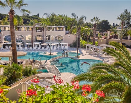 Centrální bazén Oasis, Santa Margherita di Pula, Sardinie