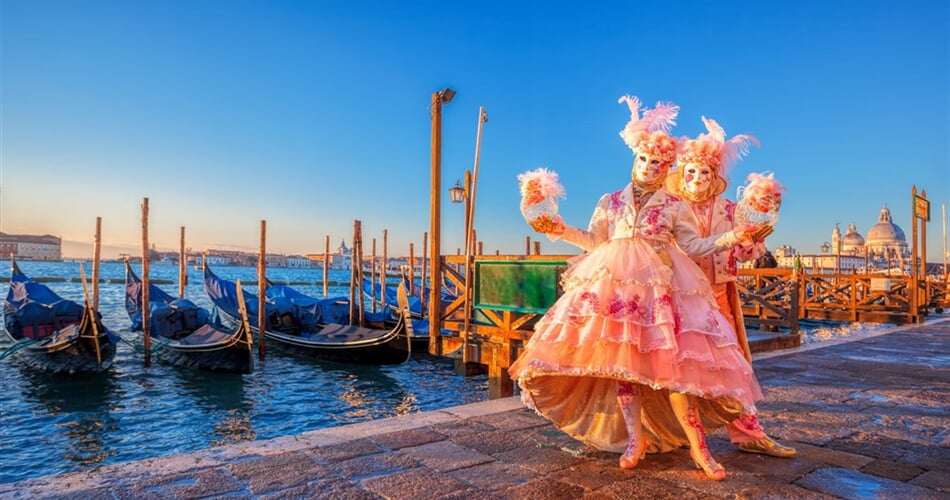Itálie Benátky karneval