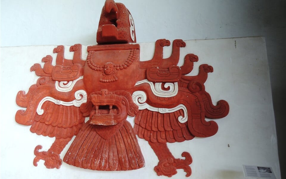Guatemala - Copán, starý bůh Pawahtuuns, který stvořil zemi