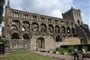 Velká Británie - Skotsko - Jedburgh, augustinijánský klášter založen 1138, kostel P.Marie, pův. románský, přestavěn goticky