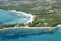 Letecký pohled, Cala Liberotto, Sardinie