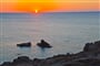 Pohled na moře při setmění, Santa Teresa di Gallura, Sardinia
