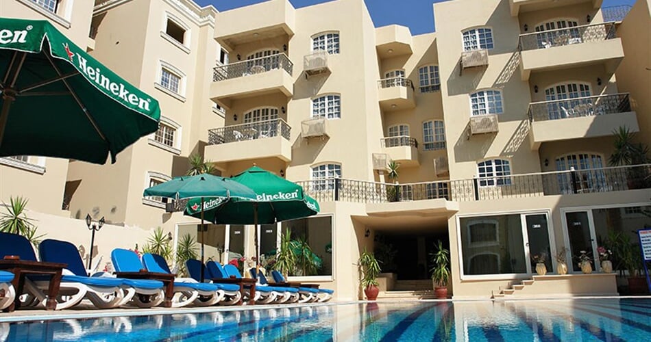 Hotel Elysees Dream Beach: fotografie vybavení exteriérů a interiérů ubytování.