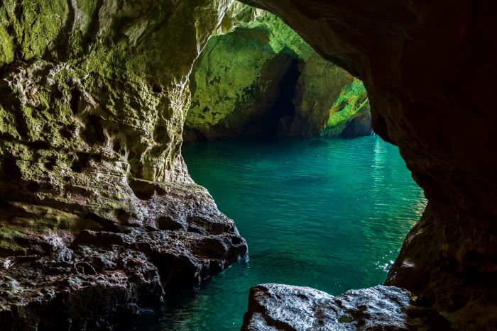 Jeskyně v rezervaci Roš Ha Nikra 