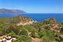 Z ptačí perspektivy, Arbatax, Sardinie