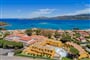 Hotel z ptačí perspektivy, Cannigione, Sardinie