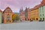Poznávací zájezd Česko - Náměstí krále Jiřího z Poděbrad V Chebu