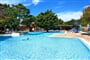 Bazén v hotelové části Sporting, Porto Cervo, Costa Smeralda, Sardinie