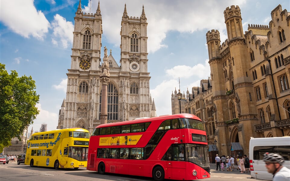 london, bus, yellow