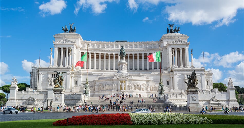 the altar of the fatherland, monument to vittorio emanuele ii, italy