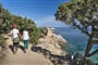 Cestička na soukromou pláž,  Baja Sardinia, Sardinie