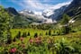 Itálie - údolí Aosta - výhledy na Francouzské Alpy