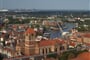 Polsko - Gdaňsk, kostel sv.Jana, pohled z věže baziliky P.Marie