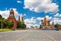 Moskva-Rudé náměstí a Chrám Vasilije Blaženého