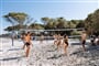 Plážový volejbal, Cala Liberotto, Sardinie