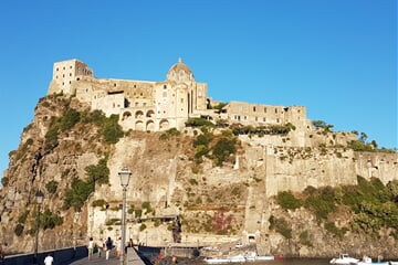 ischia, aragonese castle, islands