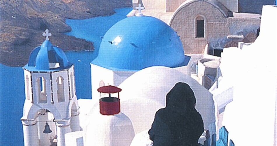 Řecko - Kyklády - sopečný ostrov Santorini, malebné městečko Oia