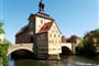 Německo - Bamberg, radnice, 1461-7 na místě starší budovy