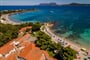 Letecký pohled,Pittulongu, Sardinie