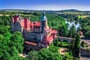 Polsko - Czocha - hrad rekonstruován po 1909 podle dobového vyobrazení z roku 1703 (foto J.Novotná)