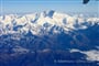 Pohled z letadla na Kančendžengu