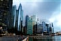 Finanční centrum Singapuru s jeho mrakodrapy