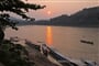 Západ slunce nad Mekongem