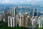 Panorama Hongkongu z Victoria Peaku
