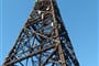 Polsko - Gliwice - věž radiostanice, 111 m vysoká, nejvyšší dřevěná stavba Evropy