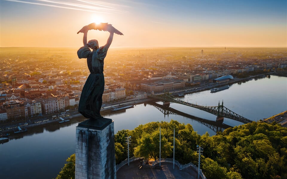 Gellért Hill Budapest liberty statue