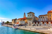 trogir, historic center, city