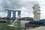 Symboly Singapuru – Merlion a budova Marina Bay Sands